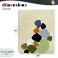 thumbnail image 4 of Stupell Industries Contemporary Cluster of Minimal Pebbles Canvas Art, 24 x 30, by Ruth Fromstein, 4 of 8