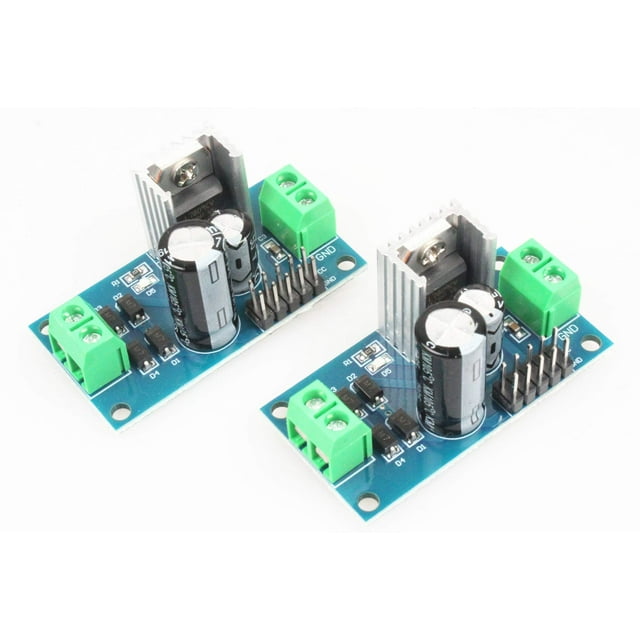 NOYITO Three-Terminal Regulator Power Supply Module 1.5A LM7805 5V LM7809 9V LM7812 12V LM7815 15V Regulator Module 3A Rectifier Filter Power Converter (Pack of 2) (DC 09V)