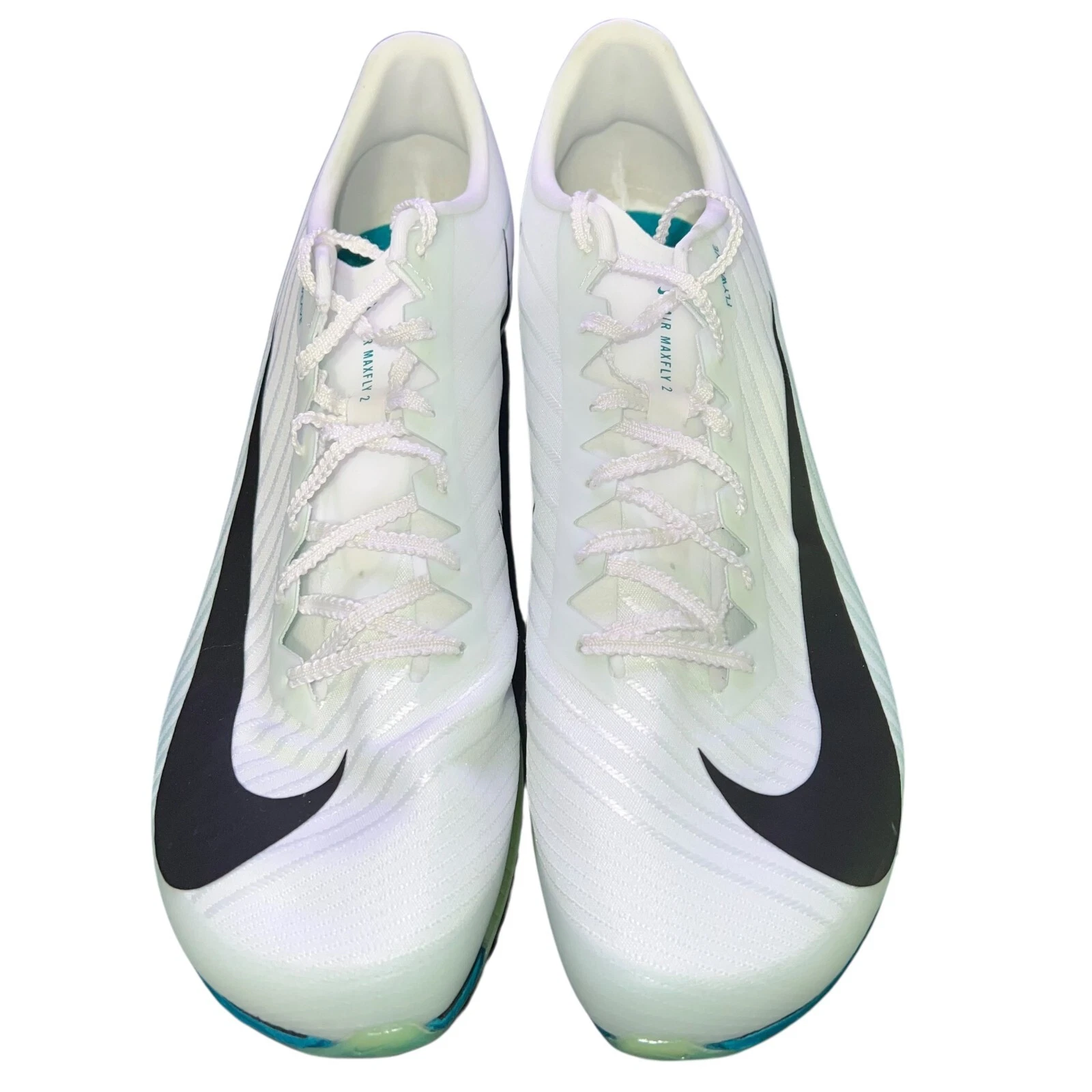 Nike Maxfly 2 Flyweave White Track Spikes FD8395-102 Size 14  display picture 1