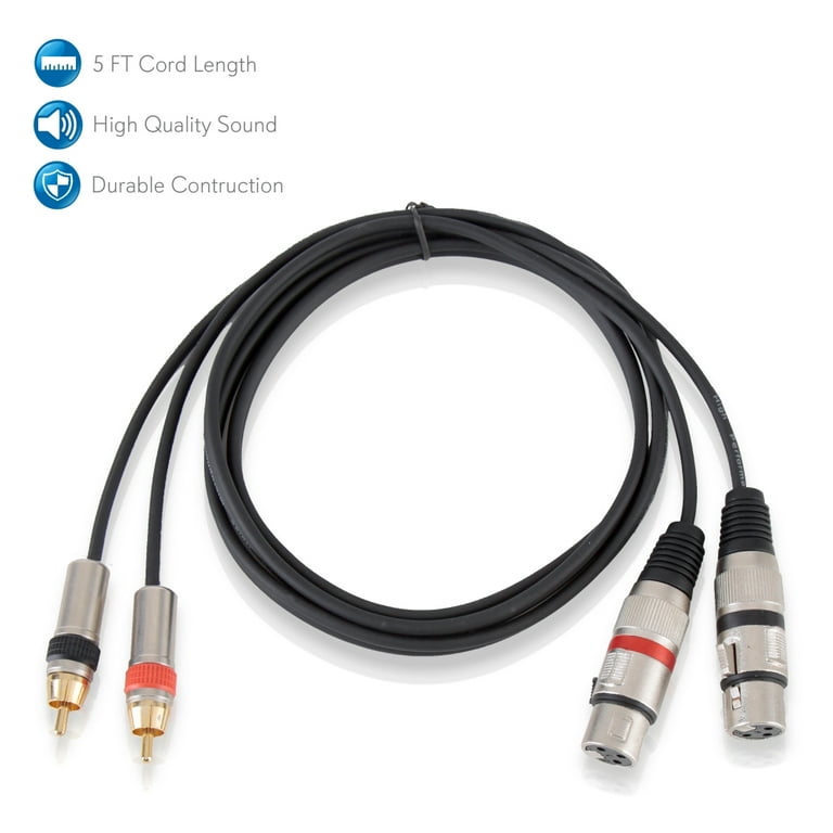 Cable RCA para audio DB Link XL17Z 17 pies 5.18 metros chapado en
