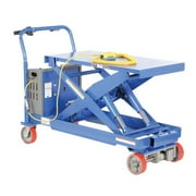 Vestil CART-2000-CTD Traction Drive Electric Cart, 20 x 40 in. - 2000 lbs
