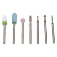 thumbnail image 3 of Nail File Drill Bit, 7pcs Tungsten Steel Portable Nail Grinding Bits  For Makeup, 3 of 8