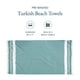 thumbnail image 2 of Toalla de playa LANE LINEN de gran tamaño, paquete de 4 unidades, 39 x 71 cm, color verde cazador, 2 of 9