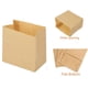 thumbnail image 3 of Bolsas de papel Gere Small Brown, 100 unidades, papel kraft resistente a la grasa, 3 of 9
