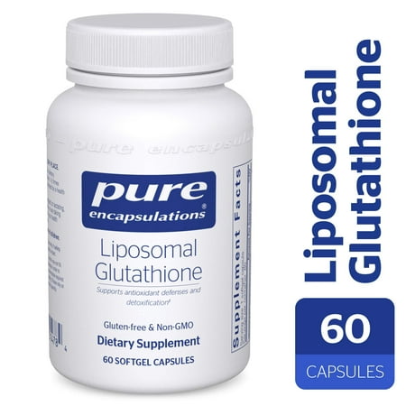 Pure Encapsulations - Liposomal Glutathione - Antioxidants, Liver Support and Detoxification* - 60 Softgel Capsules 60