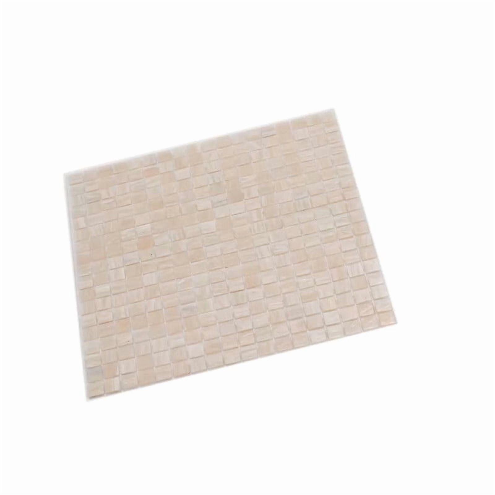 Apollo Tile Skosh 11.6 in. x 11.6 in. Glossy Bisque Beige Glass Mosaic Wall and Floor Tile (18.69 sq. ft./case) (20-pack)