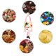 thumbnail image 5 of Arpillera Con Pies Colgantes Creativos Para Decoración Navideña, Bolsa De Mano De Gran Capacidad Para Regalo De Dulces, Para Galletas, Aperitivos, Dulces Scienceny HA045219-03, 5 of 6
