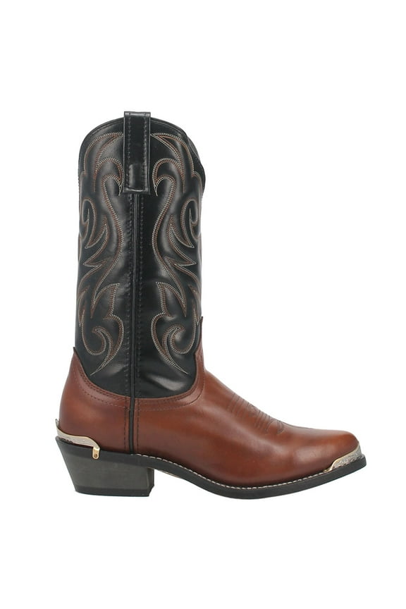Mens Nashville Pointed Toe Cowboy Mid Calf Dress Boots