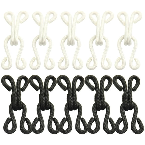 ZONHEBIN 10 Pairs Sewing Hooks and Eyes Closure for DIY Clothing