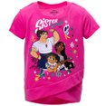thumbnail image 3 of Disney Encanto Mirabel Madrigal Toddler Girls Crossover Graphic T-Shirt and Shorts Outfit Set Gray / Pink 5T, 3 of 5
