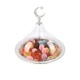 thumbnail image 4 of Fiudx Ofertas flash del día Bandeja de Ramadán Bandeja dorada con cúpula acrílica Bandeja decorativa para suministro de dulces, 4 of 7