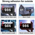 thumbnail image 4 of Woeilo 2 inch Mailbox Numbers for Outside, 50 PCS Reflective Number Stickers with Sticky Tab for Easy Backing Separation, Pre-cut for Effortless Align, Strong Self Adhesive Vinyl Address Numbers, 4 of 5