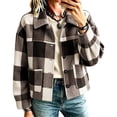 thumbnail image 2 of PiGOGI Womens Long Sleeve Cardigan Coat Button Front Jacket with Turndown Collar and Pockets Casual Soft Outerwear for Daily Wear, 2 of 7