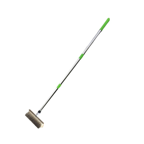 Steel Wire Broom with Telescopic Handle Wire Broom for Moss Removal Removing Stubborn Stain Wire Broom Metal Broom