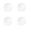 thumbnail image 6 of MLINS 4pcs White Lamp Post Globe: 95MM Round Lamp Cover Replacement Outdoor Post Lampshade Chandelier Wall Pendant Light Fixture Sconces Bulb Cover, 6 of 8