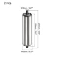 thumbnail image 2 of Unique Bargains Transmetteur à Gravité en Acier Inoxydable 2'x8' à Rouleau, Extrémité Galvanisée, Lot de 2, 2 of 5
