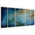 thumbnail image 4 of All My Walls 'Fluid Rigidity' by Megan Duncanson 5 Piece Graphic Art Plaque Set, 4 of 4