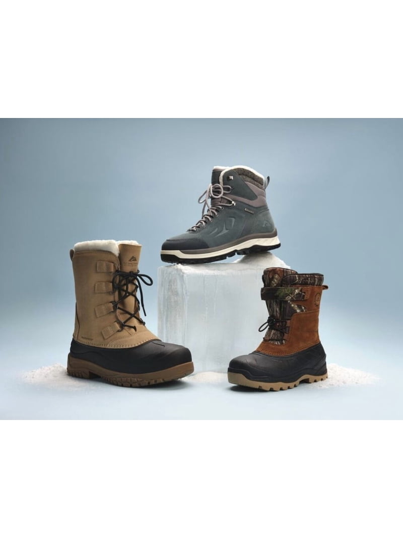 New Men\'s Ozark Trail Waterproof 400g Leather Snow Boots Ozark Trail Men main image 3