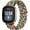 3-Rainbow, variant on REQO Braided Stretchy Band Compatible for Fitbit Sense/Versa 3/4 and Sense 2, Soft Elastic Strap Bracelet Wrist Bands for Smart Watch, Accessory for Men and Women