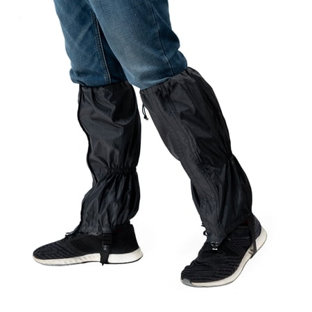 ametoys Leg Gaiters High Waterproof Snow Boot Shoe Cover with Zipper Adjustable Breathable Lightweight Windproof Sand Proof for Outdoor Hiking Skiing Backpacking Trekking Camping Climbing Snowshoein
