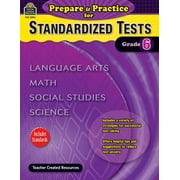 Angle View: Prepare & Practice for Standardized Tests: Prepare & Practice for Standardized Tests Grade 6 (Paperback)