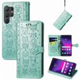 thumbnail image 1 of Funda Cartera FOXDOCK para Samsung Galaxy S25 Ultra , Flip PU con Relieve de Gatos y Perros, Tarjetero y Soporte, 1 of 6