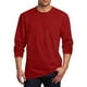 thumbnail image 1 of pstuiky Camisas para hombre de manga larga, Camiseta informal de manga corta con cuello redondo y estampado a la moda para hombre top de hombre m, 1 of 4