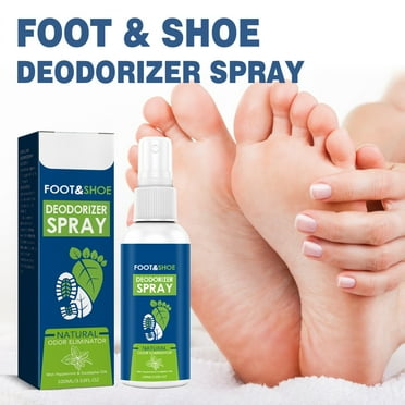 Natural Foot Spray & Shoe Deodorizer Spray - Shoe Spray for Smelly Shoes, Foot Spray for Smelly Feet, Shoe Odor Spray Shoe Odor Elimination, Foot Odor Eliminator, Foot Deodorant (Mint 3.53oz)