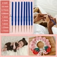 thumbnail image 5 of NBPOWER 67pcs Crochet Kit for Beginners, Knitting Kit Includes Chunky Yarn, Knitting Needles, Crochet Hooks, Canvas Tote Bag, Crochet Accessories, Suit for Both Beginners and Experienced Crocheters, 5 of 8