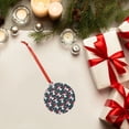thumbnail image 6 of Cauagu Christmas Hat Cute Puppy A Pattern Acrylic Christmas Pendant,1-Pack Christmas Ornaments Xmas Tree Decor Christmas Décor with Ribbon Cute Tree Hanging for Party Favors-Round Shape, 6 of 7