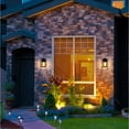 thumbnail image 2 of Elegant Lighting Venango 7 inch Outdoor Pendant in Black, 2 of 8