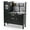 Black, variant on Arlopu Kids Pretend Play Kitchen Wooden Toy Set for Toddlers w/ Telephone, Utensils, Oven & Sink