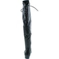 thumbnail image 4 of Chase & Chloe Maggy-1 Women's Thigh High Drawstring Low Chunky Heel Boots, 4 of 7