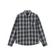 thumbnail image 1 of Blusa y camisa de manga larga con cuello vuelto para hombre, blusa informal a cuadros a la moda con botones y cuello vuelto, blusa de poliéster para hombre, 1 of 3