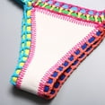 thumbnail image 6 of Travelwant Women's Crochet Triangle Sexy Bikini Top and Bottom Sports Swimsuit, 6 of 7