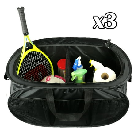 - Set of 3, The Elixir Deco Car Trunk Storage Organizer Bag Multipurpose Collapsible Foldable Cargo Container Box Case
