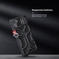 thumbnail image 4 of Allytech Case with Camera Cover for iPhone 13 6.1 Inch, Sliding Camera Lens Protection Military Grade Shockproof Armor Case, Anti-fall Airbag Impact Resistant for iPhone 13, Black, 4 of 9