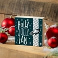 thumbnail image 4 of Philadelphia Eagles 6" Holiday Wood Plock Shelf Sign, 4 of 4