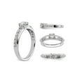 thumbnail image 4 of 4/5 Carat (Ctw G-H-I, SI1-SI2) Lab-Grown Diamond Engagement Ring in 10K White Gold for Women, 4 of 6