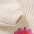 thumbnail image 5 of Gvdentm Toddler Boy Girl Halloween Pumpkin Sweater Warm Pullover Sweatshirt Knitwear Knitted Fall Winter Baby Clothes Beige,9-12 Months, 5 of 8