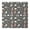 Dark Gray Princess, variant on Beige Princess Dress Pattern Square Fitted Tablecloth with Elastic Edge,Square Table Cover,Washable Elastic Table Cover for Home Kitchen Party Decor 36"x36"