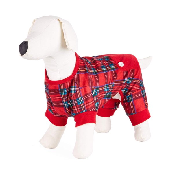 Family Pajamas Matching Pet Pajamas (Brinkley Plaid, Small)