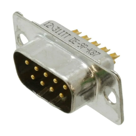 DE9PK87 Connector D-Sub Plug 9 Position PNL MNT :RoHS