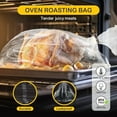 thumbnail image 6 of CoreLiving Oven Cooking Bags for Roasting Chicken Turkey Meats Fish and Vegetables, Large 10x15 Inch Microwave Steamer Bags, 30 Count, 6 of 9