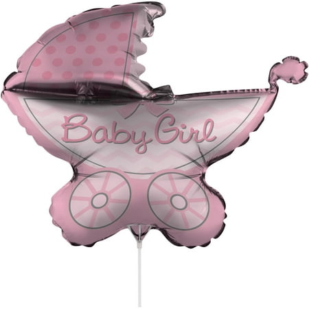 It's A Girl Stroller Air-filled Balloo