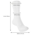 thumbnail image 2 of Luxshiny 4Pcs Foot Shoes Model White PP With Craftsmanship For Socks Photography Props, 2 of 8