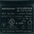 thumbnail image 2 of New Genuine Artesyn DA12-050US-M Wall Power Supply Adapter 5V 2A OEM, 2 of 7