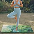 thumbnail image 3 of Uorisanigo Sweating Car Seat Cover for Post Gym Workout Easy to Install Hawaiian Palm Leaf Athletic Running Towel Seat Car Accessories Sweat Towel Seat Covers Bucket, 3 of 8