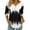 Gradient Black White, variant on Zeagoo Womens Tops Dressy Casual Beach Vacation Clothes for Women Business Casual Long Shirts V Neck Tee Shirt Ladies Top and Blouses Ethnic Style