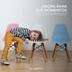 thumbnail image 3 of Sillas Infantiles para Niños con Asiento Ergonomico de Plastico y Estructura de Madera Diseño Tipo Eames - Sillas Preescolar Estilo Moderno con Soporte de Acero Set 2 Piezas, 3 of 5
